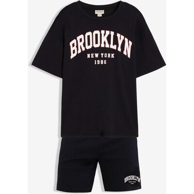 bonprix T-Shirt und Shorts (2-tlg.Set)schwarz 52Herren bonprix T-Shirt und Shorts (2-tlg.Set)schwarz 52Herren