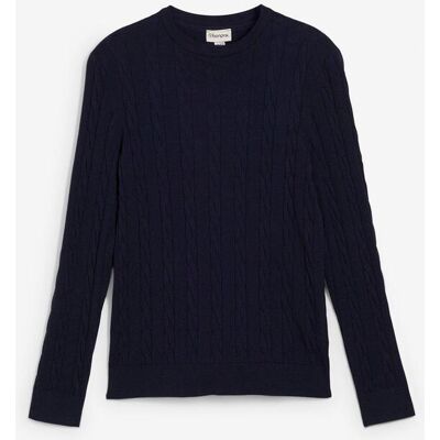 bonprix Feinstrickpullover in Slim Fitblau 60Herren bonprix Feinstrickpullover in Slim Fitblau 60Herren