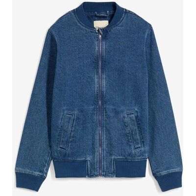 bonprix Jeansjacke aus reiner Baumwolle in Blouson-Formblau 176Knaben bonprix Jeansjacke aus reiner Baumwolle in Blouson-Formblau 176Knaben