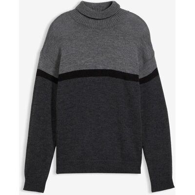 bonprix Rollkragenpullover in Regular Fitgrau 64Herren bonprix Rollkragenpullover in Regular Fitgrau 64Herren
