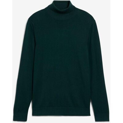 bonprix Feinstrick-Rollkragenpullover mit edler Merinowolle, Slim Fitgrün 60Herren bonprix Feinstrick-Rollkragenpullover mit edler Merinowolle, Slim Fitgrün 60Herren