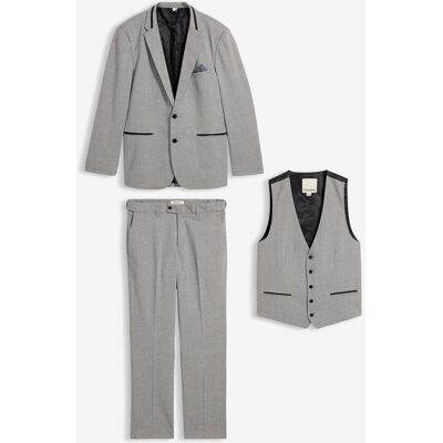 bonprix Anzug mit Weste in Regular Fit (3-tlg.Set)grau 48Herren bonprix Anzug mit Weste in Regular Fit (3-tlg.Set)grau 48Herren
