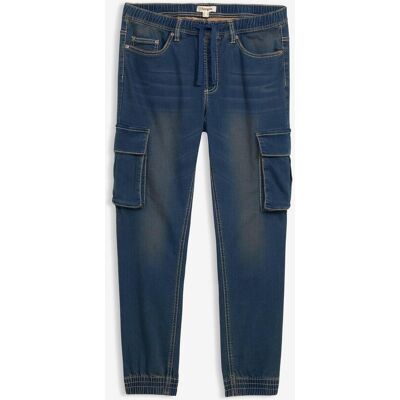 bonprix Slim-Fit Cargo-Jeans-Jogger mit Dehnbund, Straightblau 54Herren bonprix Slim-Fit Cargo-Jeans-Jogger mit Dehnbund, Straightblau 54Herren