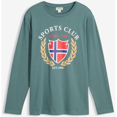 bonprix Langarmshirt aus reiner Baumwollegrün 60Herren bonprix Langarmshirt aus reiner Baumwollegrün 60Herren