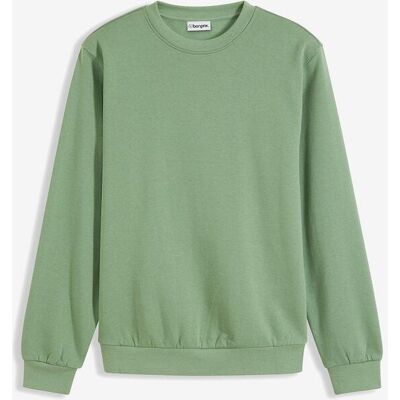 bonprix Sweatshirt in Regular Fitgrün 44Herren bonprix Sweatshirt in Regular Fitgrün 44Herren