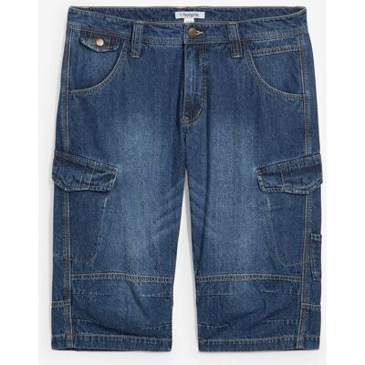 bonprix Leichte Jeans-Long-Cargobermuda, Relaxed Fitblau 64Herren bonprix Leichte Jeans-Long-Cargobermuda, Relaxed Fitblau 64Herren