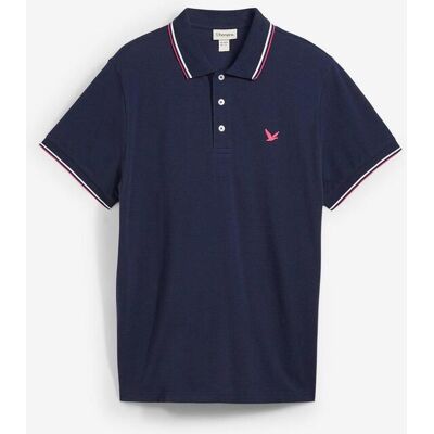 bonprix Piqué-Poloshirt aus reiner Bio-Baumwolleblau 60Herren bonprix Piqué-Poloshirt aus reiner Bio-Baumwolleblau 60Herren