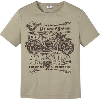 bonprix T-Shirt aus reiner Baumwollegrün 72Herren bonprix T-Shirt aus reiner Baumwollegrün 72Herren