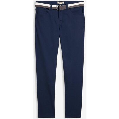 bonprix Regular Fit Stretch-Hose mit Gürtel, Straightblau 58Herren bonprix Regular Fit Stretch-Hose mit Gürtel, Straightblau 58Herren