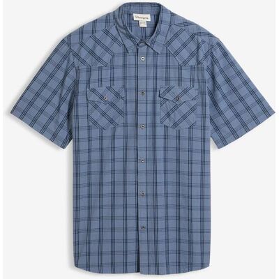 bonprix Kurzarmhemd aus reiner Baumwolleblau 41Herren bonprix Kurzarmhemd aus reiner Baumwolleblau 41Herren