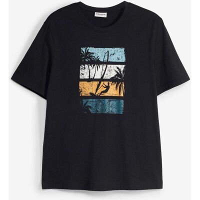 bonprix T-Shirt aus reiner Bio-Baumwolleschwarz 64Herren bonprix T-Shirt aus reiner Bio-Baumwolleschwarz 64Herren