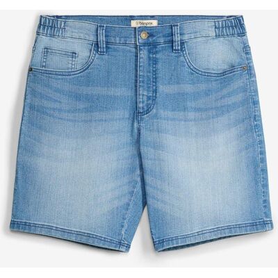 bonprix Leichte Jeans-Shorts mit Dehnbund, Relaxed Fitblau 44Herren bonprix Leichte Jeans-Shorts mit Dehnbund, Relaxed Fitblau 44Herren