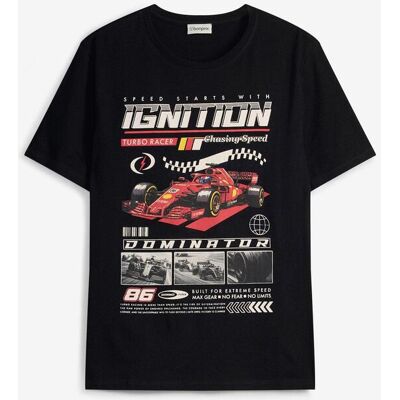 bonprix T-Shirt aus reiner Bio-Baumwolleschwarz 44Herren bonprix T-Shirt aus reiner Bio-Baumwolleschwarz 44Herren