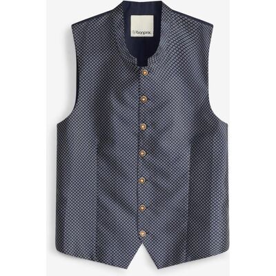 bonprix Trachtenweste in Regular Fitblau 64Herren bonprix Trachtenweste in Regular Fitblau 64Herren