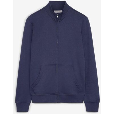 bonprix Sweatjacke mit Stehkragenblau 60Herren bonprix Sweatjacke mit Stehkragenblau 60Herren