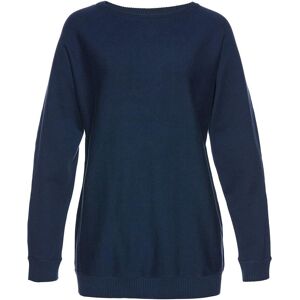 bonprix Pullover mit Fledermausärmelnblau 40Damen bonprix Pullover mit Fledermausärmelnblau 40Damen
