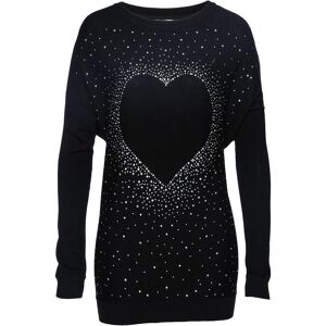 bonprix Long-Pullover aus Baumwoll-Mixschwarz 44Damen bonprix Long-Pullover aus Baumwoll-Mixschwarz 44Damen