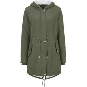 bonprix Parka mit Teddy-Futtergrün 46Damen bonprix Parka mit Teddy-Futtergrün 46Damen