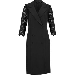 bonprix Blazer-Kleid mit Spitzenärmelnschwarz 42Damen bonprix Blazer-Kleid mit Spitzenärmelnschwarz 42Damen