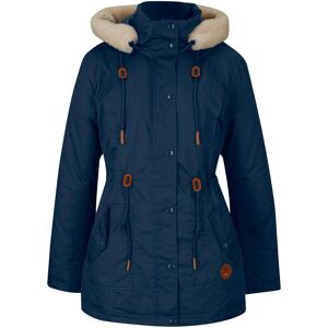 bonprix Wattierter Parka mit Fellimitat-Besatzblau 40Damen bonprix Wattierter Parka mit Fellimitat-Besatzblau 40Damen