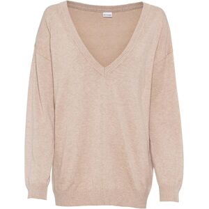 bonprix Oversize-Pullover aus Viskose- mixbeige 48Damen bonprix Oversize-Pullover aus Viskose- mixbeige 48Damen