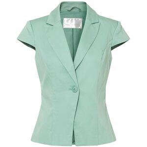 bonprix Kurzarm Blazer aus Baumwollsatingrün 54Damen bonprix Kurzarm Blazer aus Baumwollsatingrün 54Damen