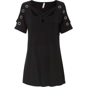 bonprix Shirt mit Strapsschwarz 40Damen bonprix Shirt mit Strapsschwarz 40Damen
