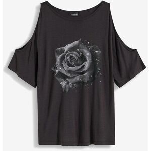 bonprix Cold-Shoulder-Shirt aus Viskoseschwarz 36Damen bonprix Cold-Shoulder-Shirt aus Viskoseschwarz 36Damen