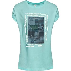 bonprix T-Shirt aus softem Viskose-Mixblau 40Damen bonprix T-Shirt aus softem Viskose-Mixblau 40Damen