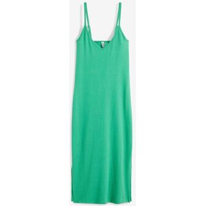 bonprix Geripptes Bodycon-Kleid aus elastischem Baumwoll-Mixgrün 32Damen bonprix Geripptes Bodycon-Kleid aus elastischem Baumwoll-Mixgrün 32Damen