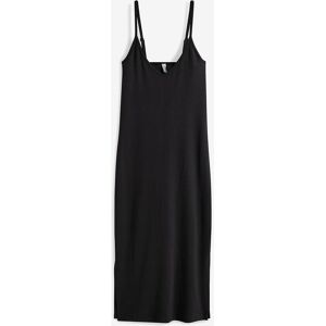 bonprix Geripptes Bodycon-Kleid aus elastischem Baumwoll-Mixschwarz 32Damen bonprix Geripptes Bodycon-Kleid aus elastischem Baumwoll-Mixschwarz 32Damen