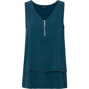 bonprix Top mit Zipperpetrol 44Damen bonprix Top mit Zipperpetrol 44Damen