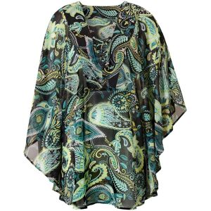 bonprix Strandtunika aus leichtem Chiffonschwarz 56Damen bonprix Strandtunika aus leichtem Chiffonschwarz 56Damen