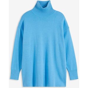 bonprix Gerippter Pullover aus reiner Baumwolleblau 40Damen bonprix Gerippter Pullover aus reiner Baumwolleblau 40Damen