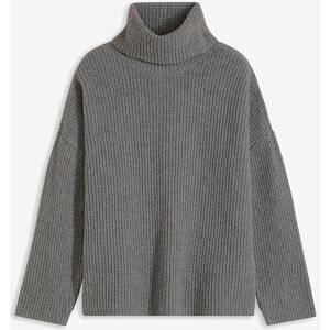 bonprix Gerippter Rollkragenpullovergrau 52Damen bonprix Gerippter Rollkragenpullovergrau 52Damen