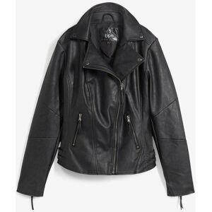 bonprix Lederimitat-Jacke aus reiner Viskoseschwarz 40Damen bonprix Lederimitat-Jacke aus reiner Viskoseschwarz 40Damen