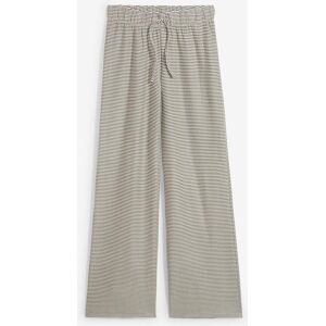 bonprix Gestreifte Jersey-Hose mit Kordelzug aus Baumwoll-Mixschwarz 52Damen bonprix Gestreifte Jersey-Hose mit Kordelzug aus Baumwoll-Mixschwarz 52Damen