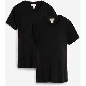 bonprix 2-in-1 Umstands- und Stillshirts aus Bio-Baumwolle (2er-Pack)schwarz 32Damen bonprix 2-in-1 Umstands- und Stillshirts aus Bio-Baumwolle (2er-Pack)schwarz 32Damen
