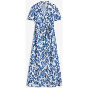 bonprix bedrucktes Maxikleid aus fließender Viskoseweiß 50Damen bonprix bedrucktes Maxikleid aus fließender Viskoseweiß 50Damen