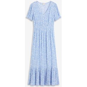 bonprix Maxikleid aus reiner Viskoseblau 42Damen bonprix Maxikleid aus reiner Viskoseblau 42Damen