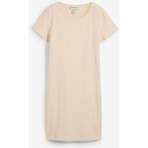 bonprix Jerseykleid aus Bio-Baumwolle mit Stretchbeige 48Damen bonprix Jerseykleid aus Bio-Baumwolle mit Stretchbeige 48Damen