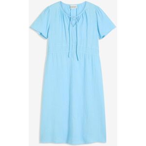 bonprix Tunika-Kleid aus Musselinblau 44Damen bonprix Tunika-Kleid aus Musselinblau 44Damen
