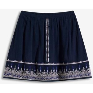 bonprix Minirock mit Stickereiblau 34Damen bonprix Minirock mit Stickereiblau 34Damen