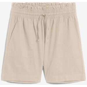bonprix Shorts mit Leinenbeige 50Damen bonprix Shorts mit Leinenbeige 50Damen