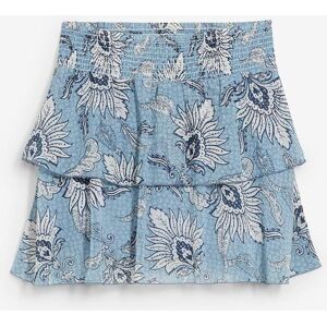 bonprix Stufenrock aus strukturiertem Chiffonweiß 44Damen bonprix Stufenrock aus strukturiertem Chiffonweiß 44Damen