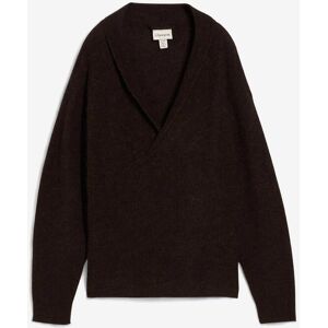 bonprix Pullover aus wärmendem Alpaka-Mixbraun 36Damen bonprix Pullover aus wärmendem Alpaka-Mixbraun 36Damen