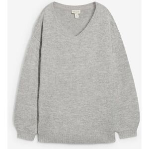 bonprix Pullover mit V-Ausschnittgrau 40Damen bonprix Pullover mit V-Ausschnittgrau 40Damen