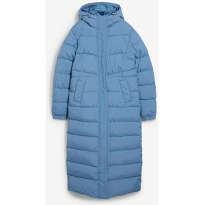 bonprix Langer Stepp-Mantel mit Kapuzeblau 44Damen bonprix Langer Stepp-Mantel mit Kapuzeblau 44Damen