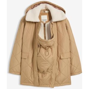 bonprix 6-in-1 Umstands-und Tragejacke mit herausnehmbarer Westebeige 36Damen bonprix 6-in-1 Umstands-und Tragejacke mit herausnehmbarer Westebeige 36Damen