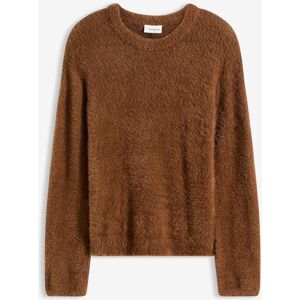bonprix Pullover in Plüsch-Optikbraun 44Damen bonprix Pullover in Plüsch-Optikbraun 44Damen